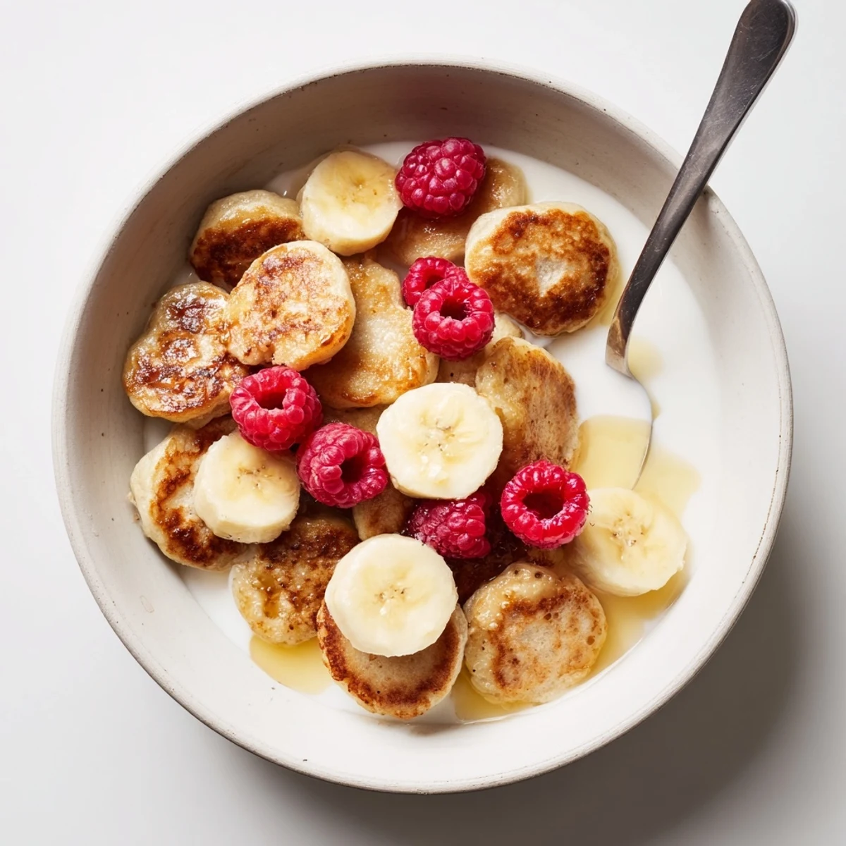 Mini Pancake Cereal Breakfast