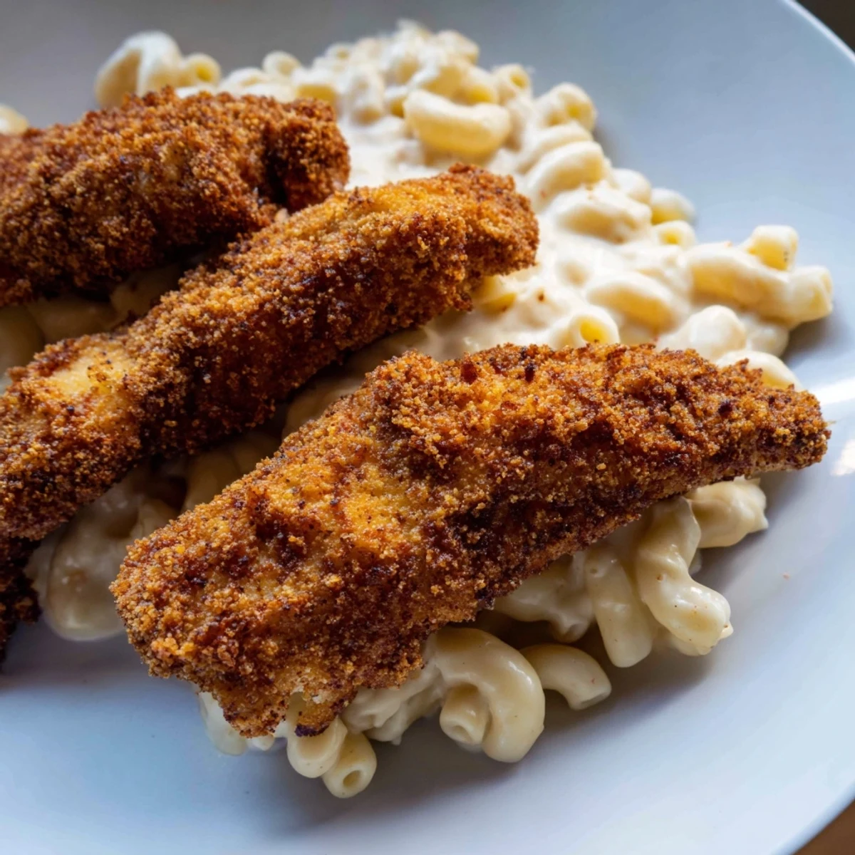 Crispy Chicken Tenders Macaroni