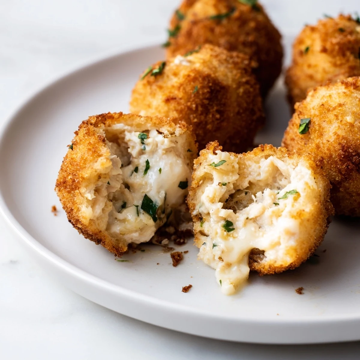 Creamy Chicken Rice Arancini