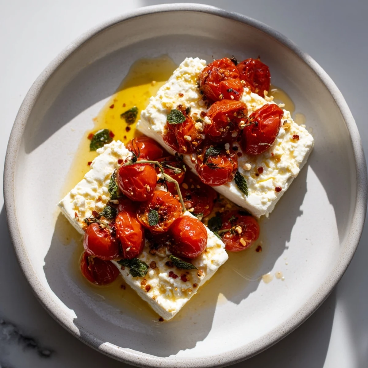 Baked Feta Honey Chili