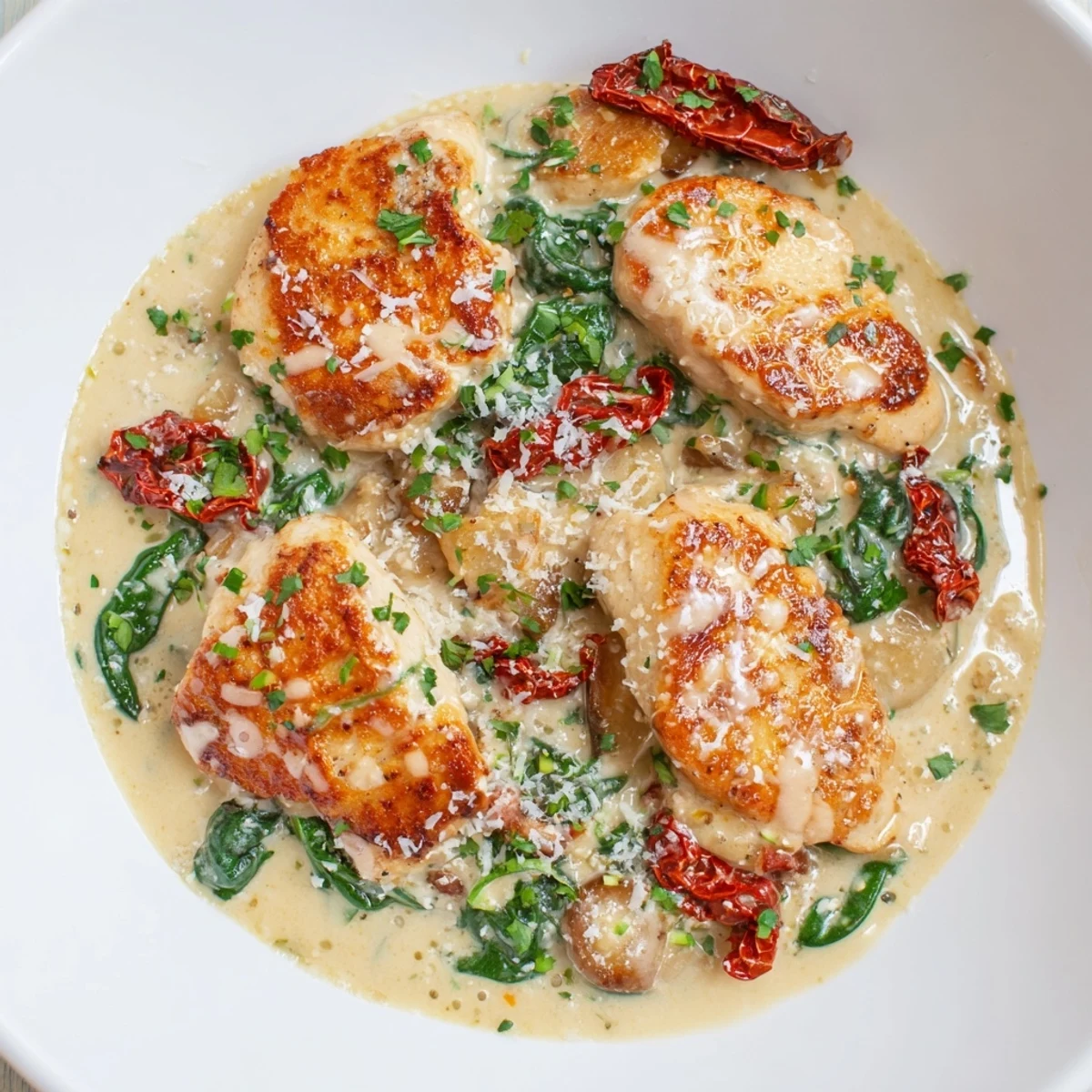 Creamy Tuscan Chicken Dish