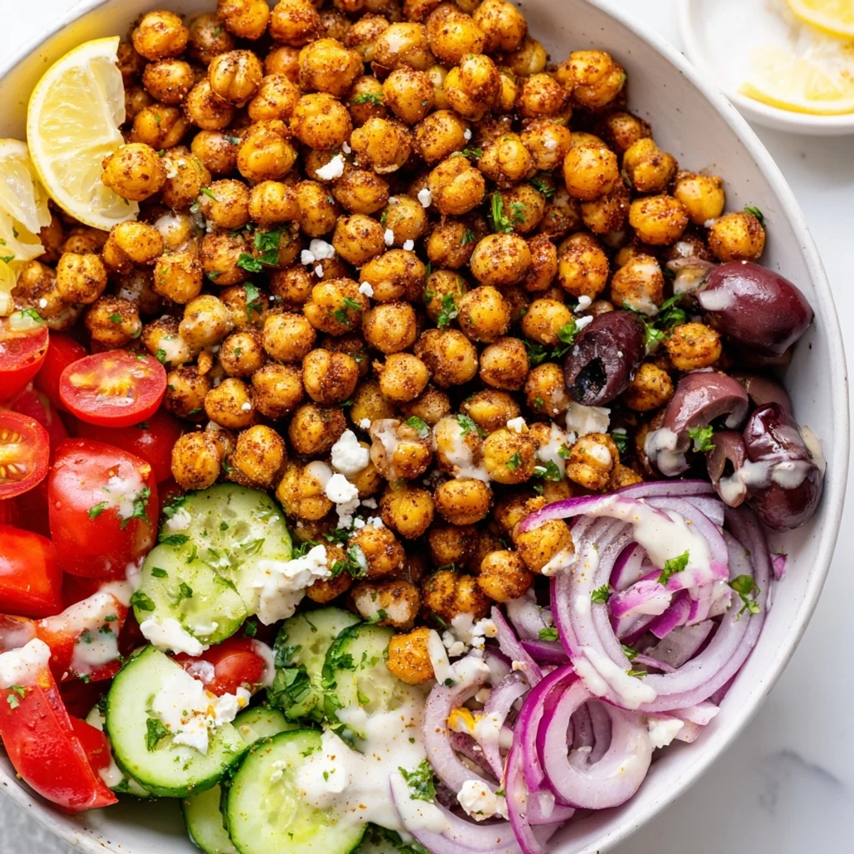 Mediterranean Chickpea Bowl