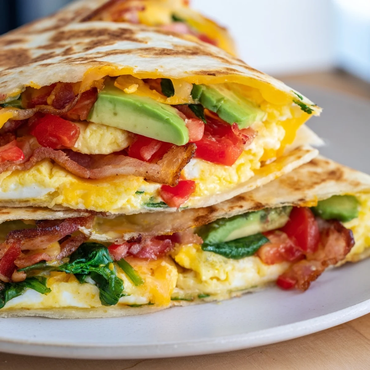 Crispy Breakfast Wrap Fold