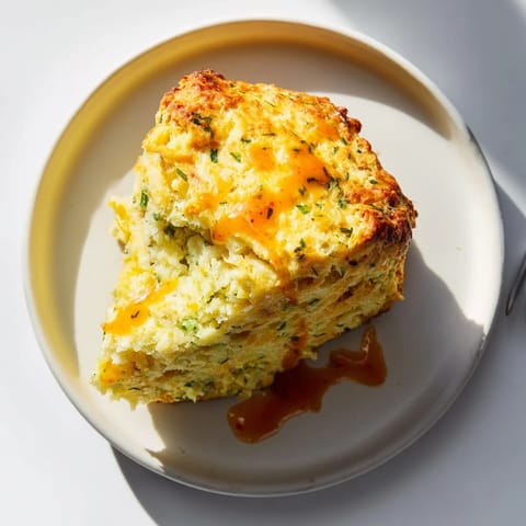 Delicious Buffalo Ranch Cheddar Pancake Scones, bursting with flavor, perfect for game day.  