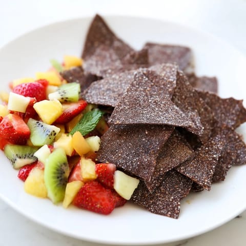 Dessert Chips Fruit Salsa