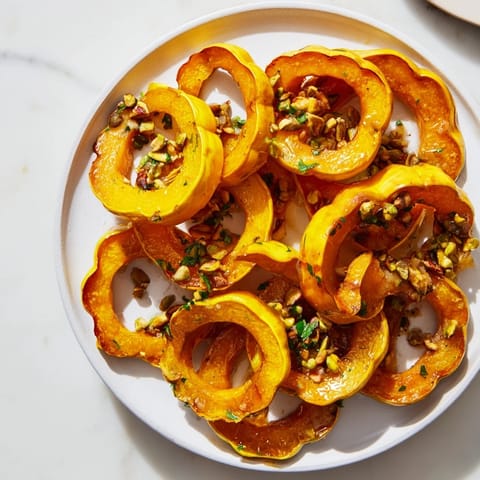 Baked Delicata Squash Pistachios #193
