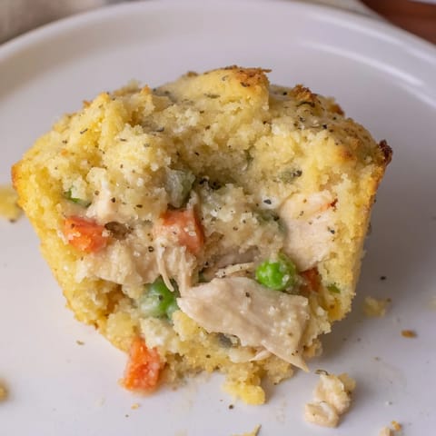 Chicken Cornbread Muffins