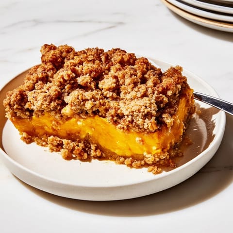 Creamy Spiced Pumpkin Crisp
