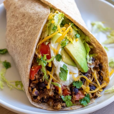 Smoky Black Bean Burrito