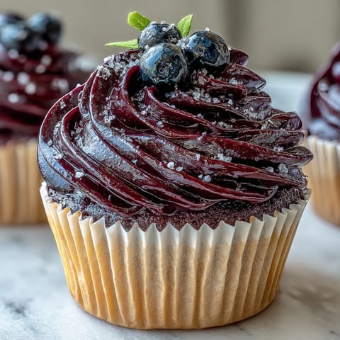 Spreading silky Black Currant Frosting onto a moist lemon layer cake slice.