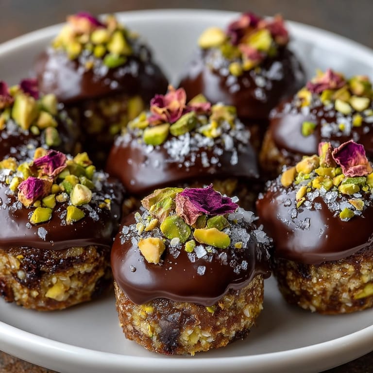 Delectable Dubai Chocolate Bar Bites recipe—ready to serve an elegant dessert.