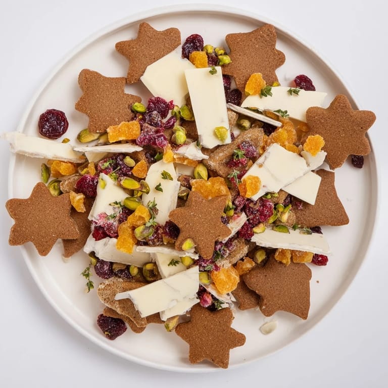 Holiday image: a close-up of Festive Christmas Joy Trios ready for enjoying, capturing sweet and savory delights.