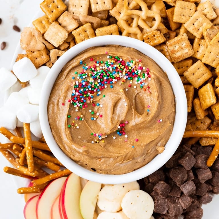 Get ready for a delicious Gingerbread House Dip board; a beautiful dessert with sweet and spicy flavor.