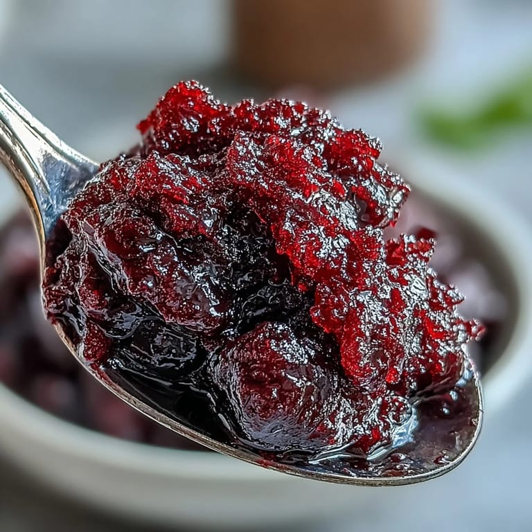 Freshly churned Black Currant Sorbet in a freezer container, ready to be scooped alongside fresh currants and lemon slices.