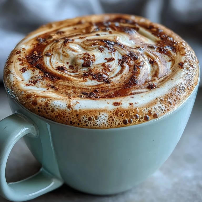 Warm dandelion root tea blended with oat milk, vanilla, and cinnamon creates a soothing, dairy-free latte.