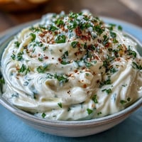 Creamy homemade garlic aioli with fresh lemon and Dijon, perfect for dipping fries or spreading on sandwiches.